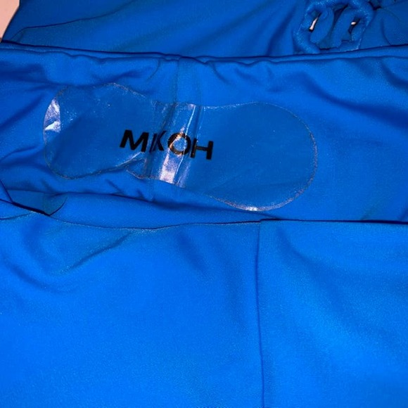 MIKOH Moorea Azure Blue Macrame Swimsuit - Picture 7 of 7